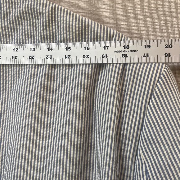 Ralph Lauren Jacket Mens LIGHT BLUE/WHITE 48R 100 Cotton Vintage - Picture 12 of 16